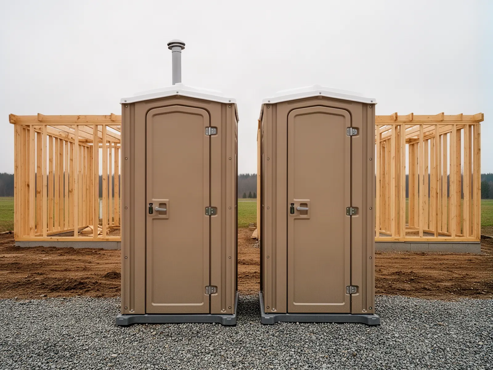 Clean porta potty unit from Webb & Sons Porta Potty Rental in Dallas, TX